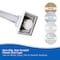 Kenney Mfg Twist & Fit No Tools Katrina Decorative Tension Shower Curtain Rod, 42-72in, Chrome KN911C/40HUS - alternate 2